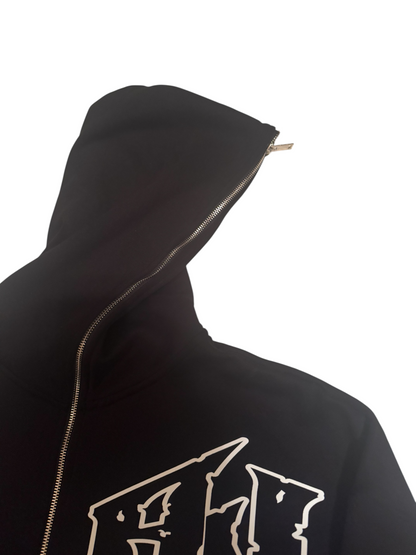 AN Full Zip-Up Hoodie