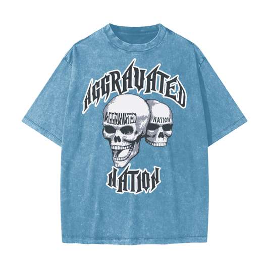 AN Signature Brand Shirt (Baby Blue)