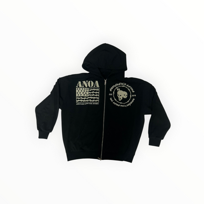 AN War Ready Military Zip-Up Jacket