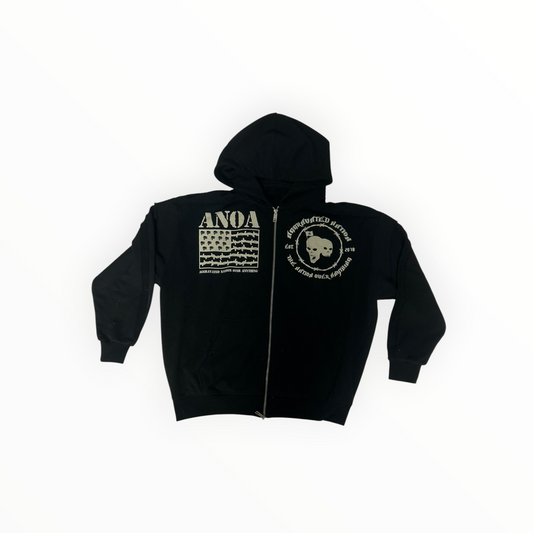 AN War Ready Military Zip-Up Jacket