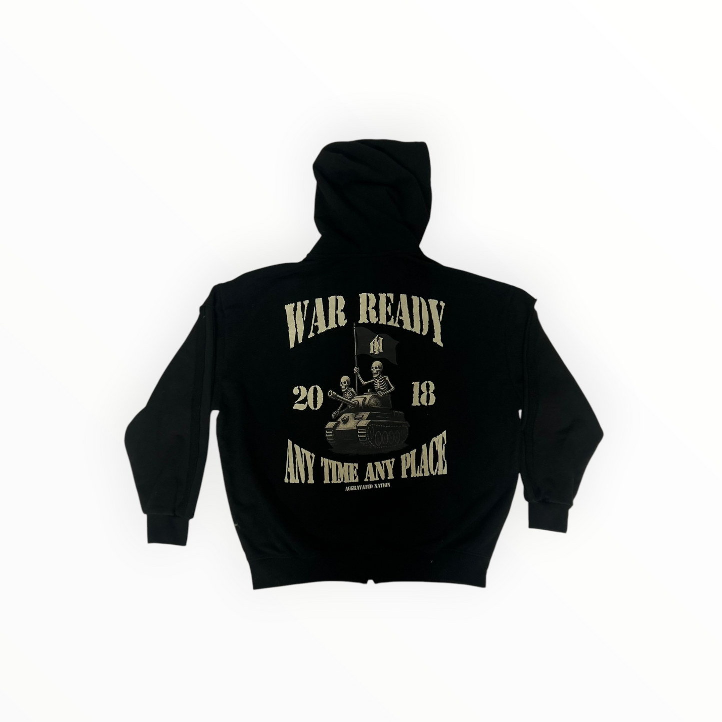 AN War Ready Military Zip-Up Jacket