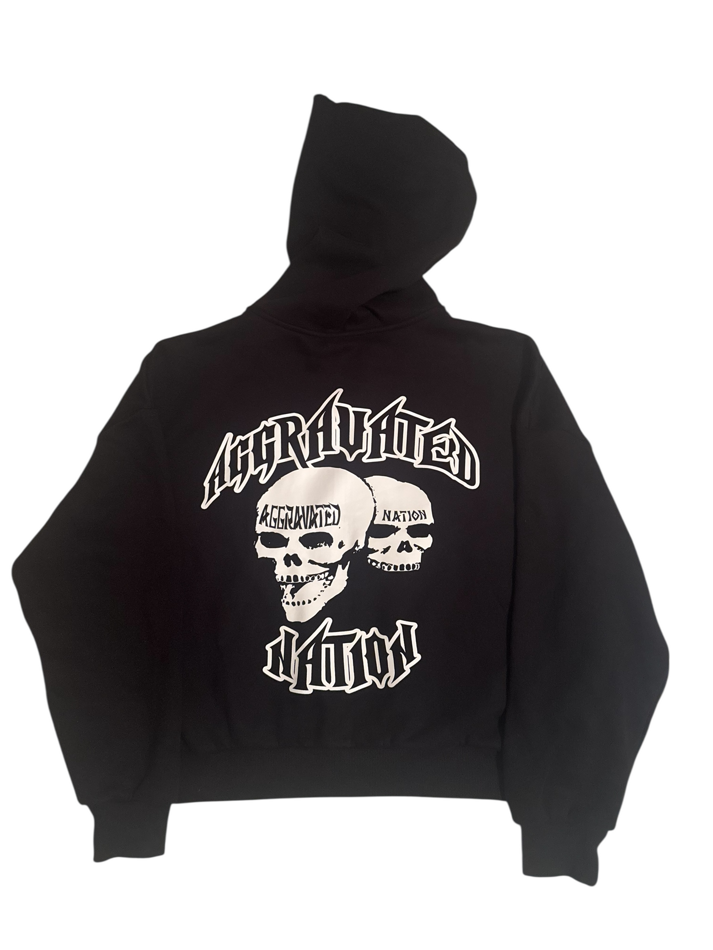 AN Full Zip-Up Trademark Hoodie