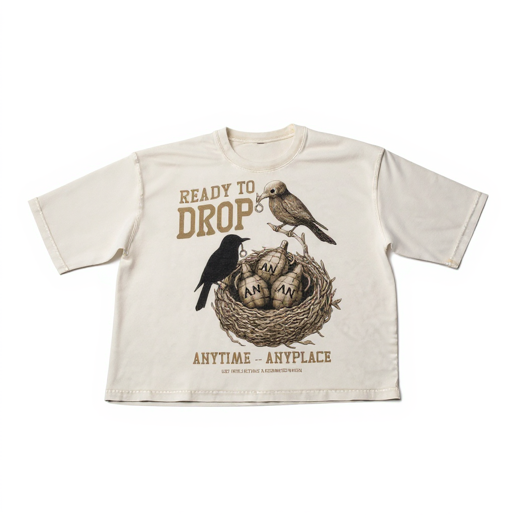 Ready To Drop Boxy Tee (AN/LI Collab)