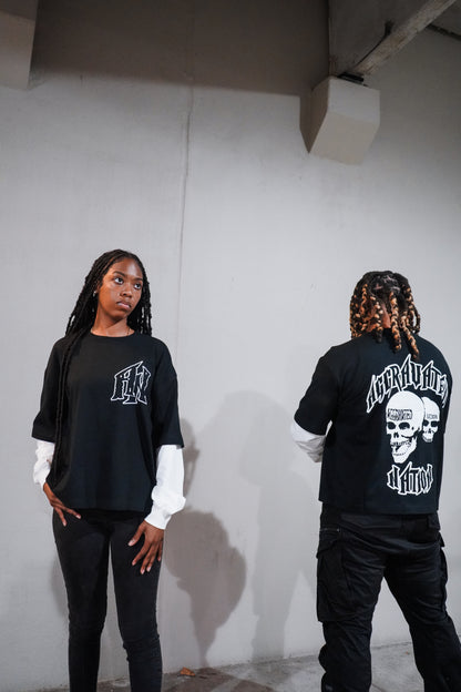 AN Double Layered LongSleeve Tee