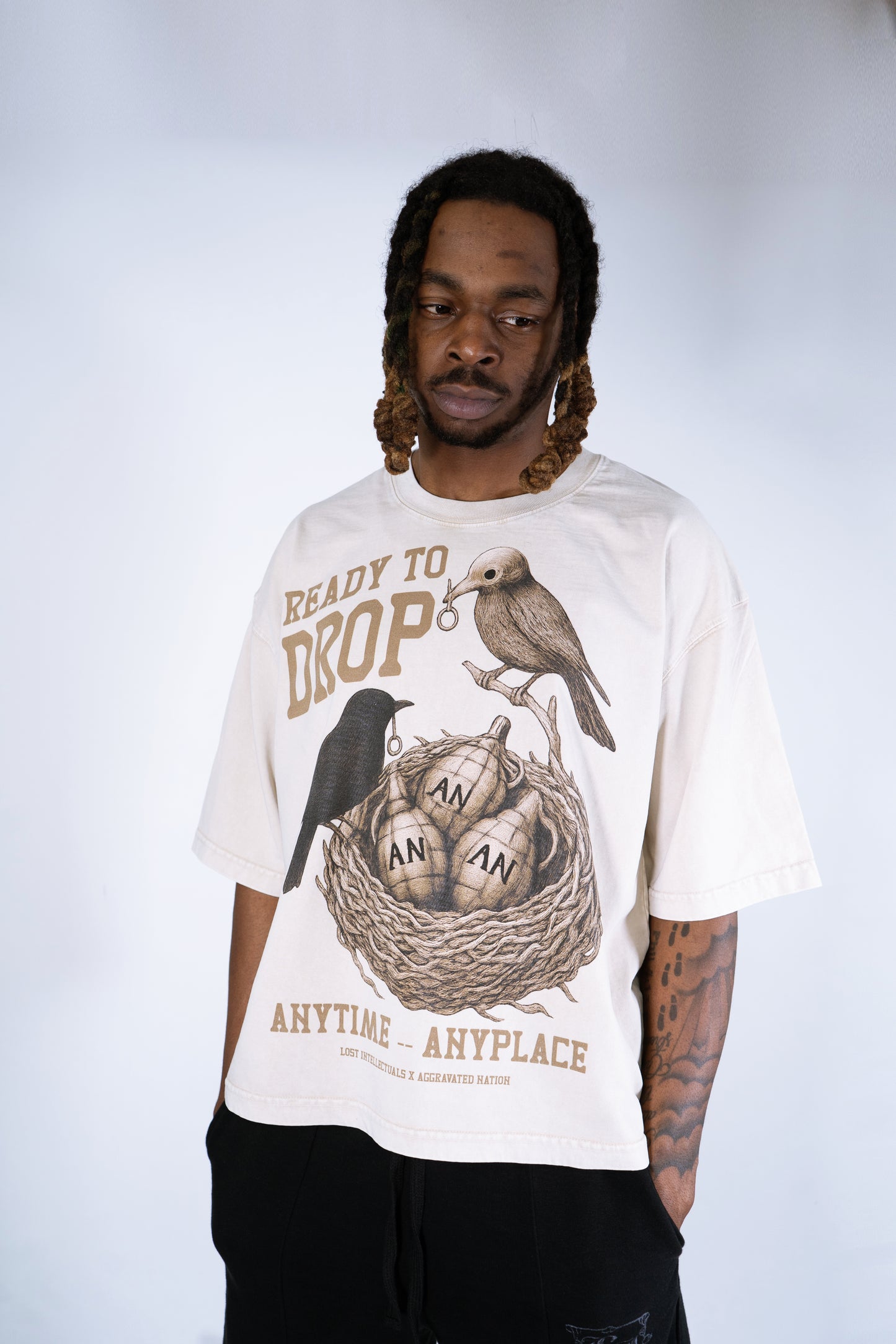 Ready To Drop Boxy Tee (AN/LI Collab)