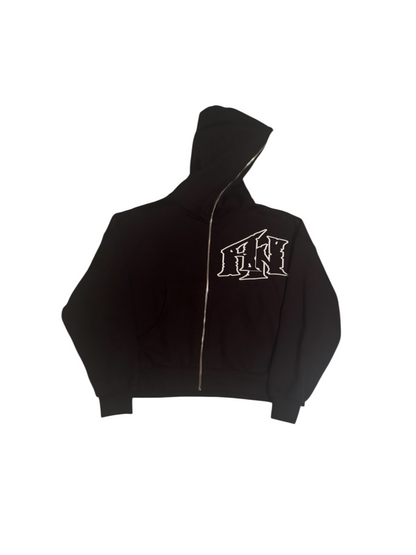 AN Full Zip-Up Hoodie
