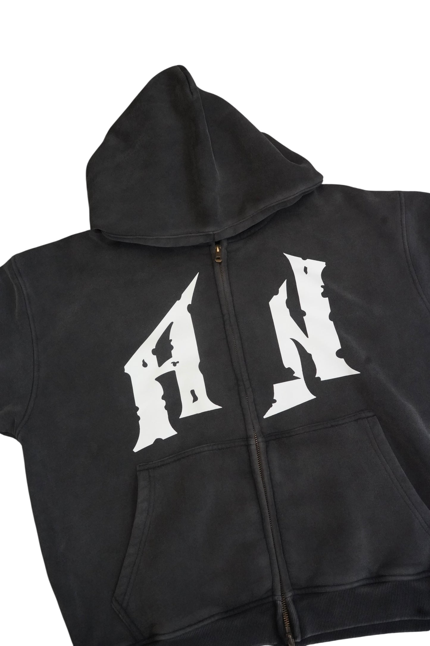 AN Trademark Double Zip-Up Hoodie