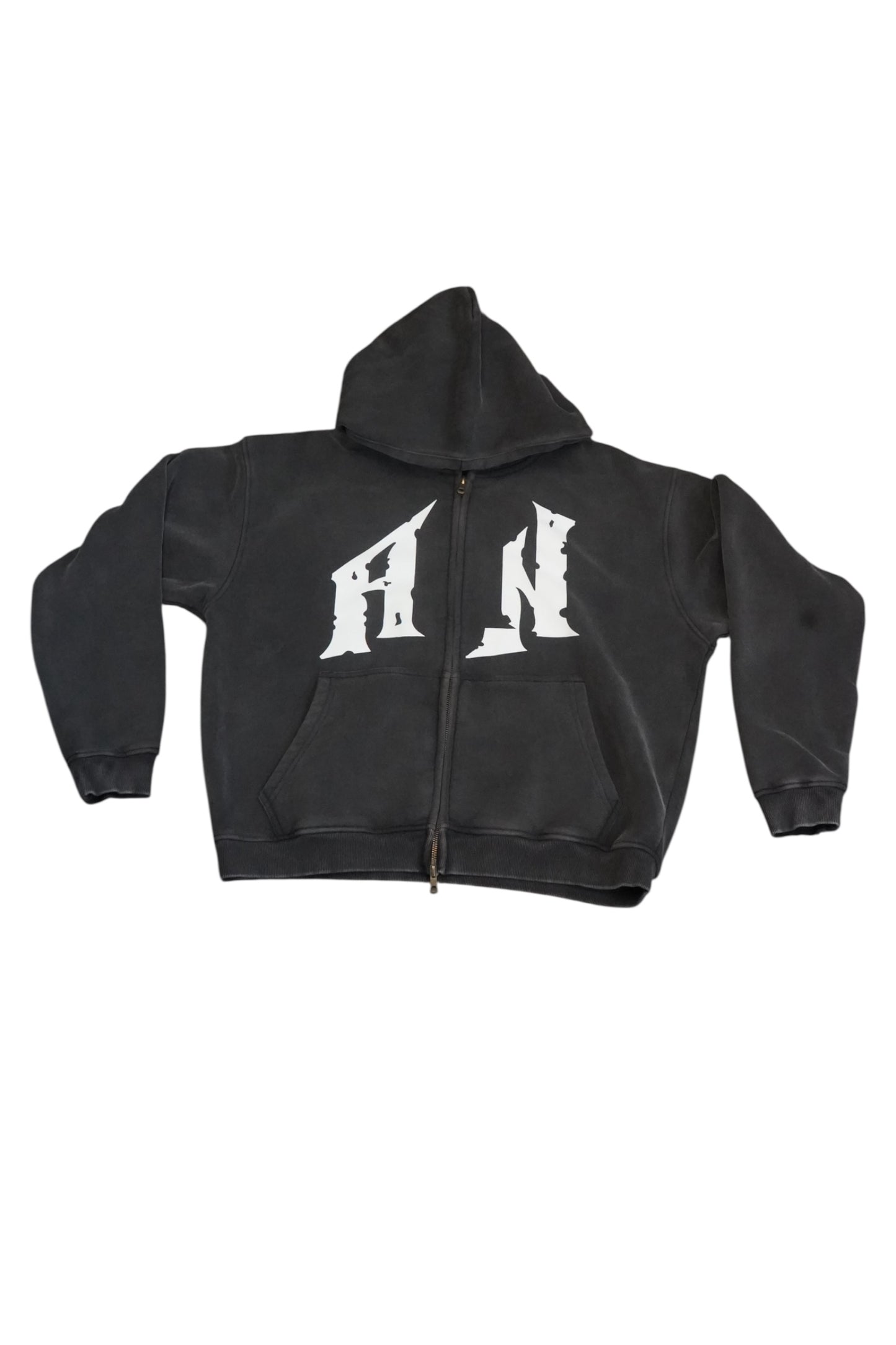AN Trademark Double Zip-Up Hoodie