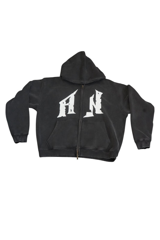 AN Trademark Double Zip-Up Hoodie