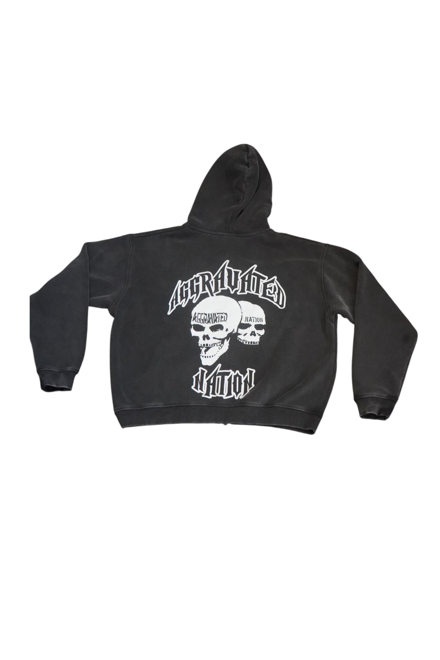AN Trademark Double Zip-Up Hoodie