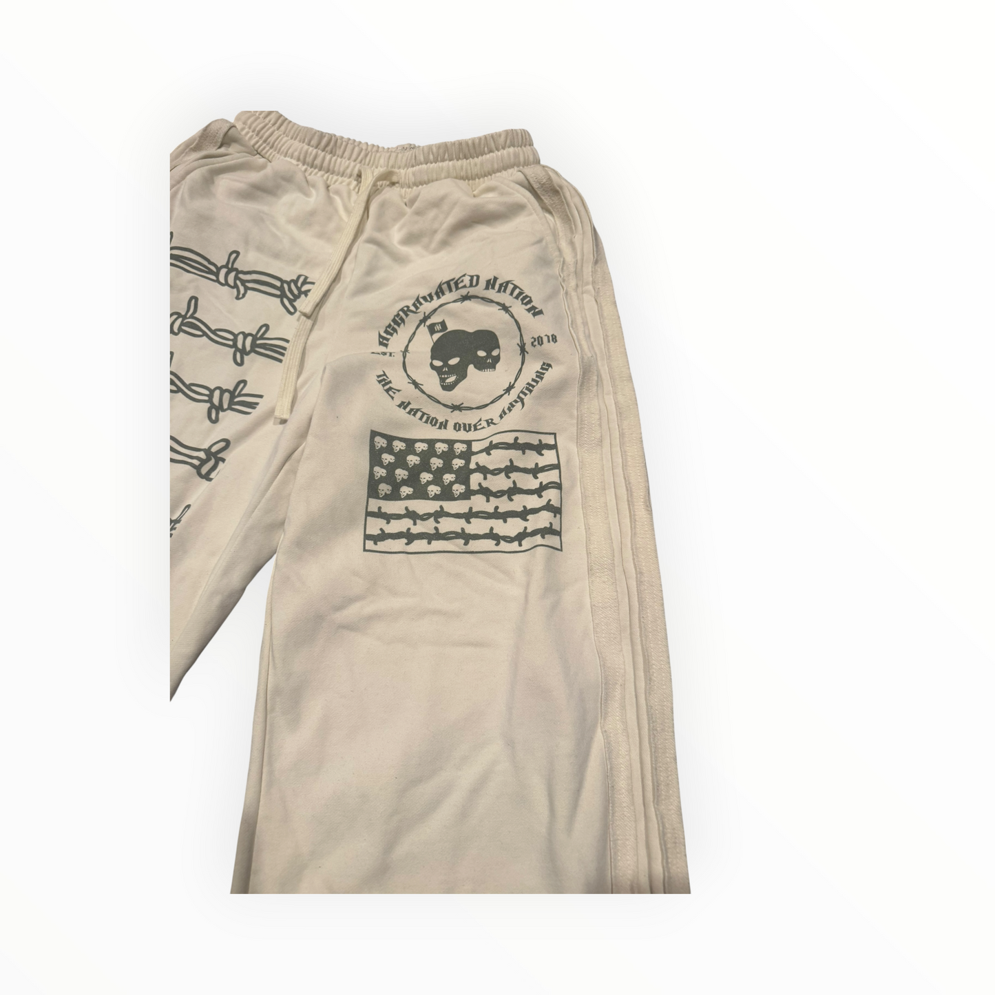 An War Ready Military Zip-Up Sweat-Pants