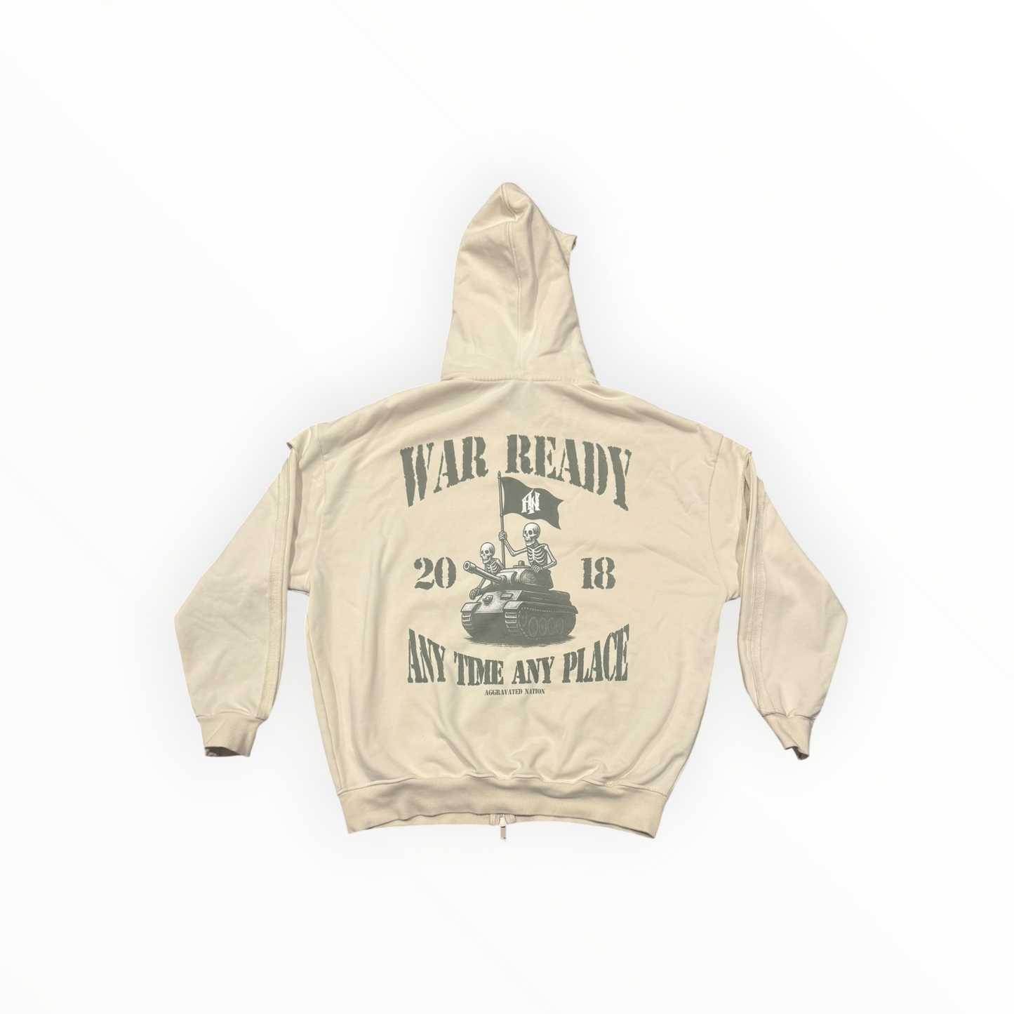 AN War Ready Military Zip-Up Jacket