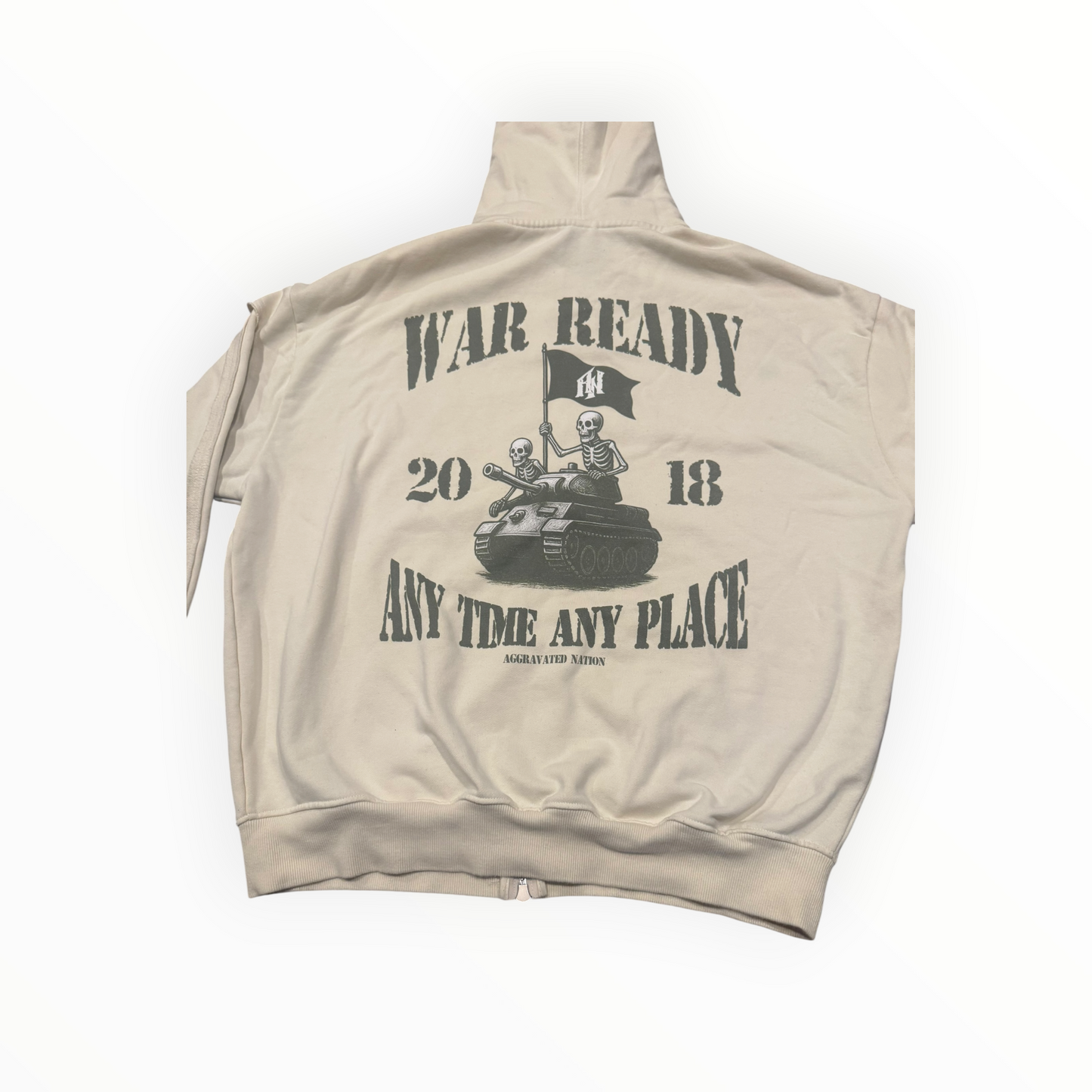 AN War Ready Military Zip-Up Jacket