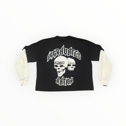 AN Double Layered LongSleeve Tee