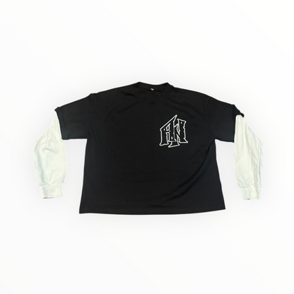 AN Double Layered LongSleeve Tee